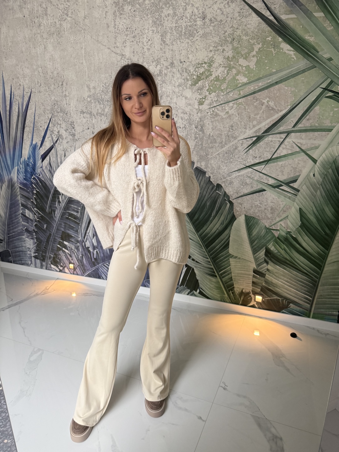 Sweter SOFT  - krem zdjęcie 3