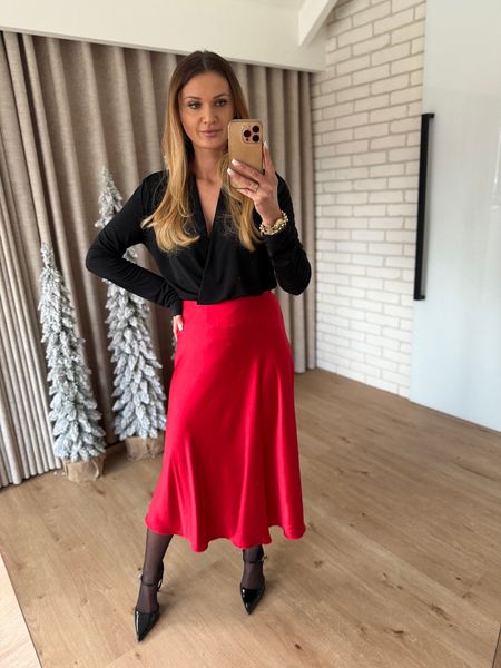 Spódnica RAILY - soczysta czerwień 