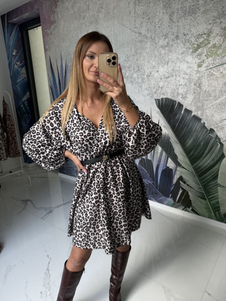 Sukienka AUREN -panterka 