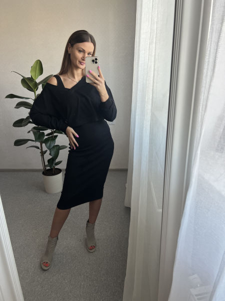 Komplet ALENA  - czerń