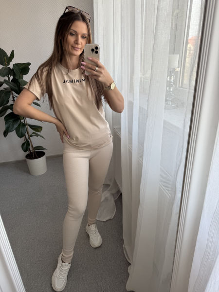 Komplet MINIMAL - beżowy 