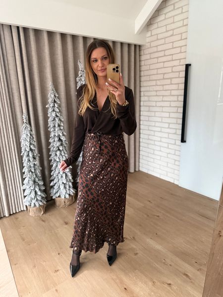 Spódnica maxi MARI -panterka 