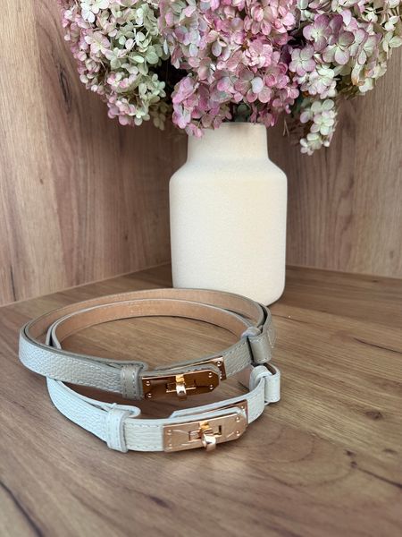 Pasek - beżowy lub kremowy 