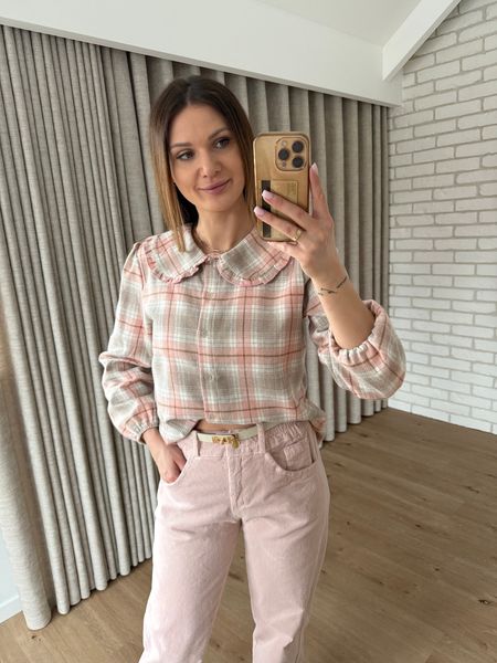 Bawełniana koszula ANA - kremowa 