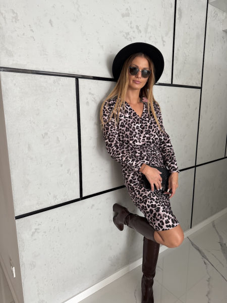 Sukienka ALINA - panterka 